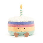 Jellycat Rainbow Birthday Cake Soft Plush Toy