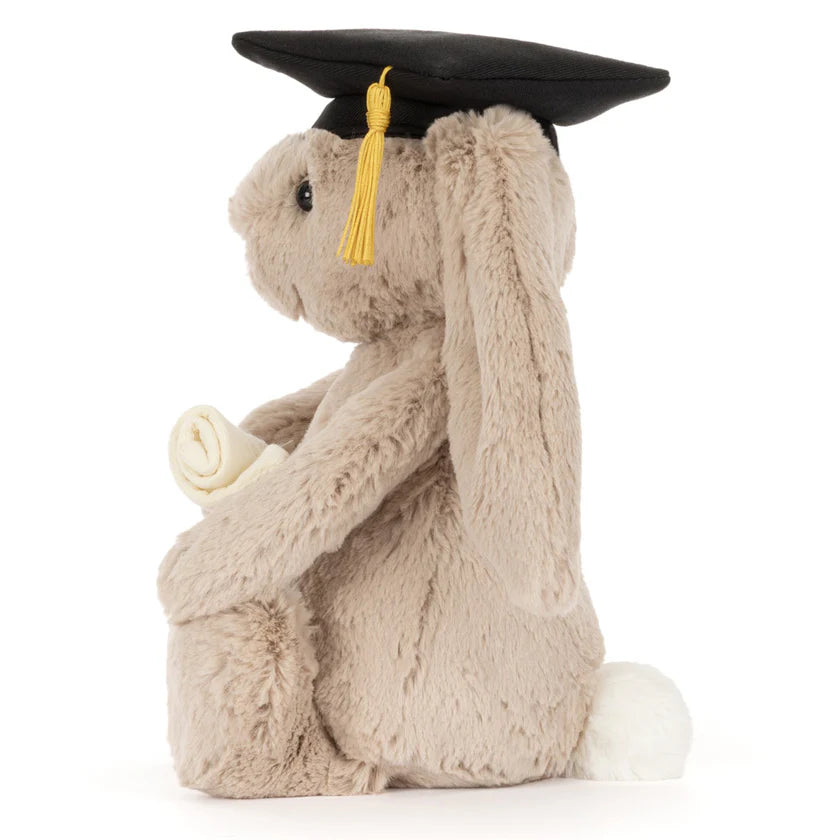 Jellycat Bashful Bunny Graduation Outfit Soft Plush Toy