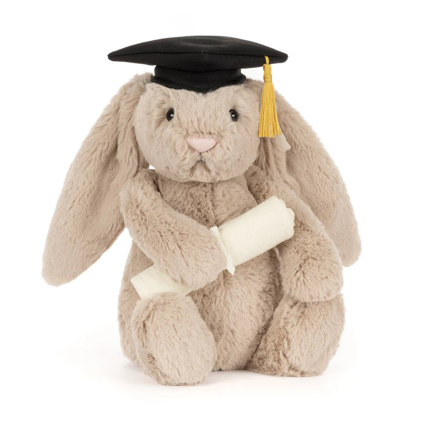 Jellycat Bashful Bunny Graduation Outfit Soft Plush Toy